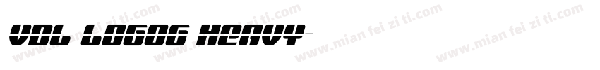 VDL LogoG Heavy字体转换